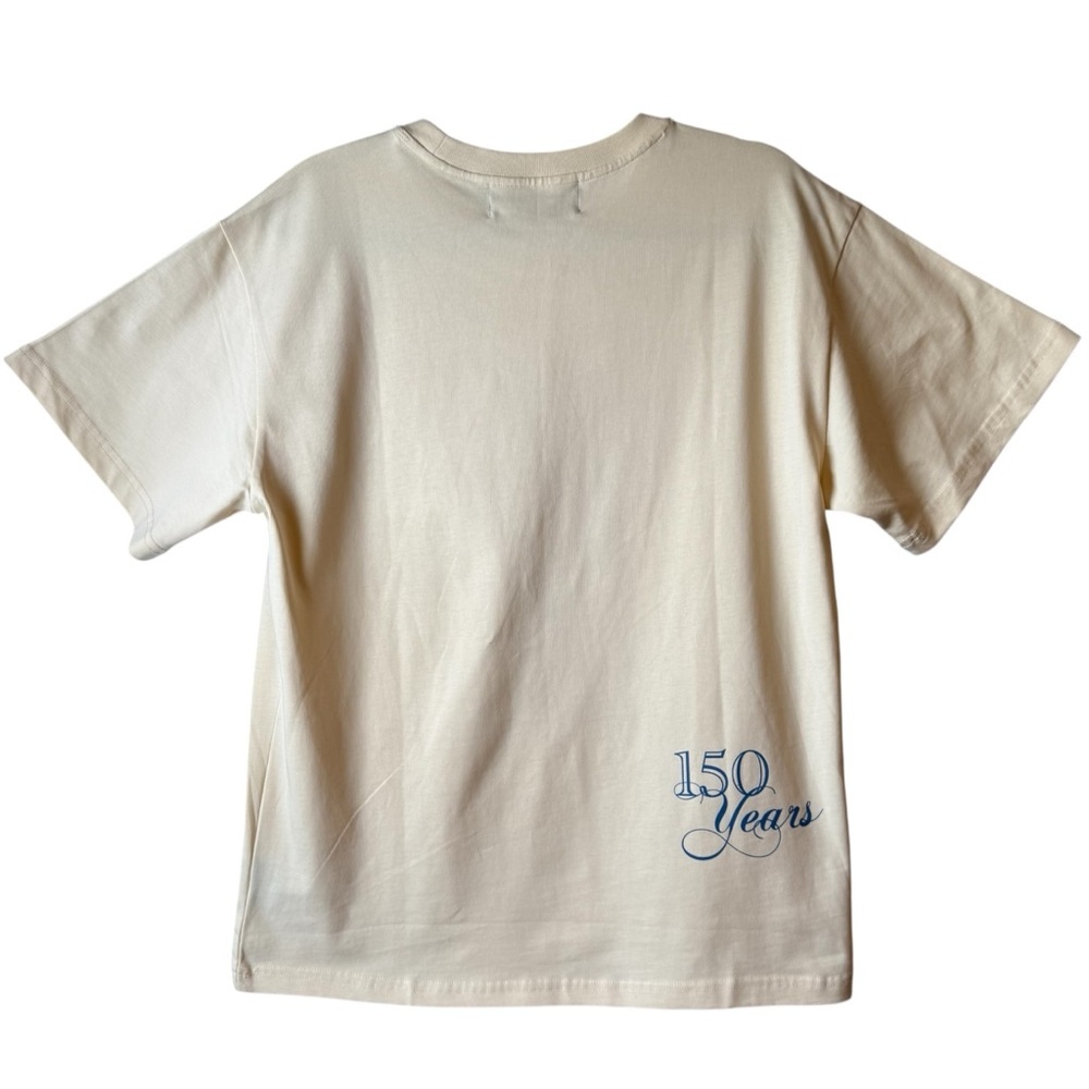Homme + Femme. Cream Kentucky Derby T-Shirt. Size Small. Unisex. - Picture 7 of 7